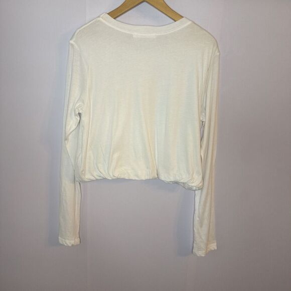 Project Social T Happiness In A Glass T-Shirt Womens‎ Large White Minimalist - Picture 5 of 5